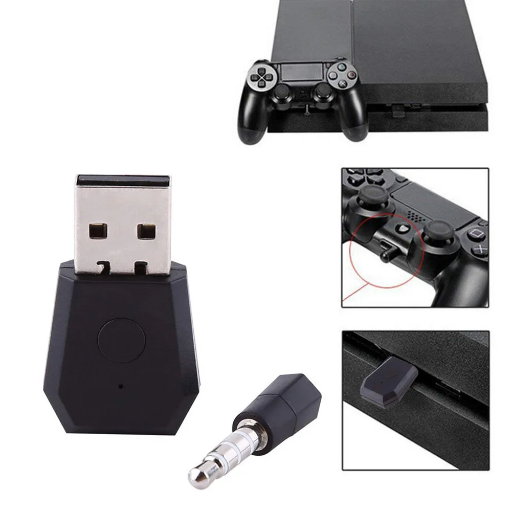 PS4 беспроводной ключ USB адаптер для компьютера ПК беспроводной мышь приемник USB Bluetooth адаптер