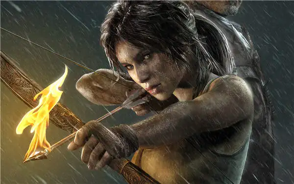 Холст постер из шелковой ткани Съемная Фреска домашний декор es плакат топ продаж Tomb Raider Lara Croft игровой постер#180327-56 - Цвет: Canvas Poster