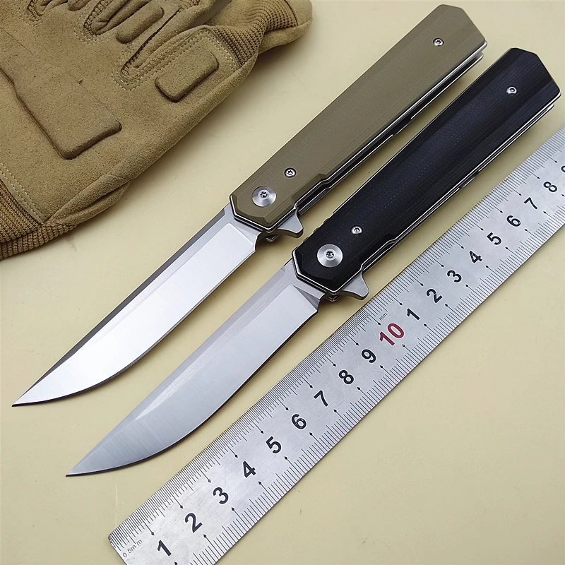  KESIWO folding knife pocket 9cr18mov blade G10 handle tactical camping hunting survival knives flip