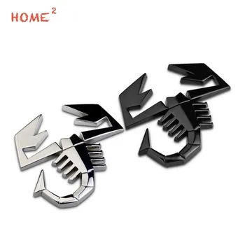 

Car Styling Car Side Sticker Metal Scorpion Stickers Cool Gift for Abarth Nissan Land Rover ISUZU Infiniti Hyundai Harley BMW MG