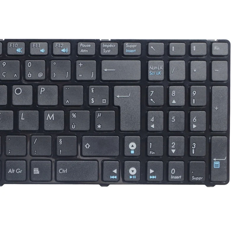 Azerty-azerty-teclado Portátil para Asus G72 X53 X54h K53 A53 A52j K52n G53 N53t N61 K53e X52f X52j X55 X55a K73 fr Novo - Imagem 4