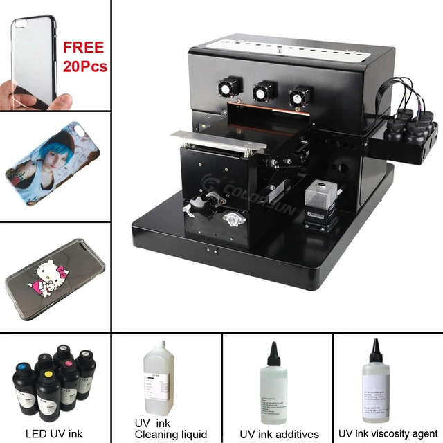 Cheap 2018 A4 Size LED UV Printer 6 Color for Leather Phone Case /TPU/ABS etc Directly with Embossed Effect UV Flatbed with UV ink Cheap 2018 A4 Size LED UV Printer 6 Color for Leather Phone Case /TPU/ABS etc Directly with Embossed Effect UV Flatbed with UV ink