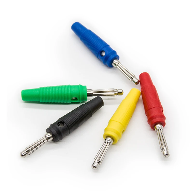 50pcs 4mm Banana Connector / Pure Copper High Pressure Banana Plug