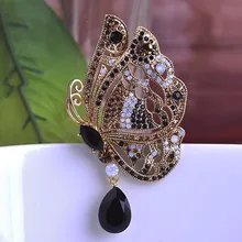 Sorte Colar borboleta para mulher Femininos Masculinos Colares Bijuterias Hijab pinos Broches Esmalte De Unhas Violetta Vaz