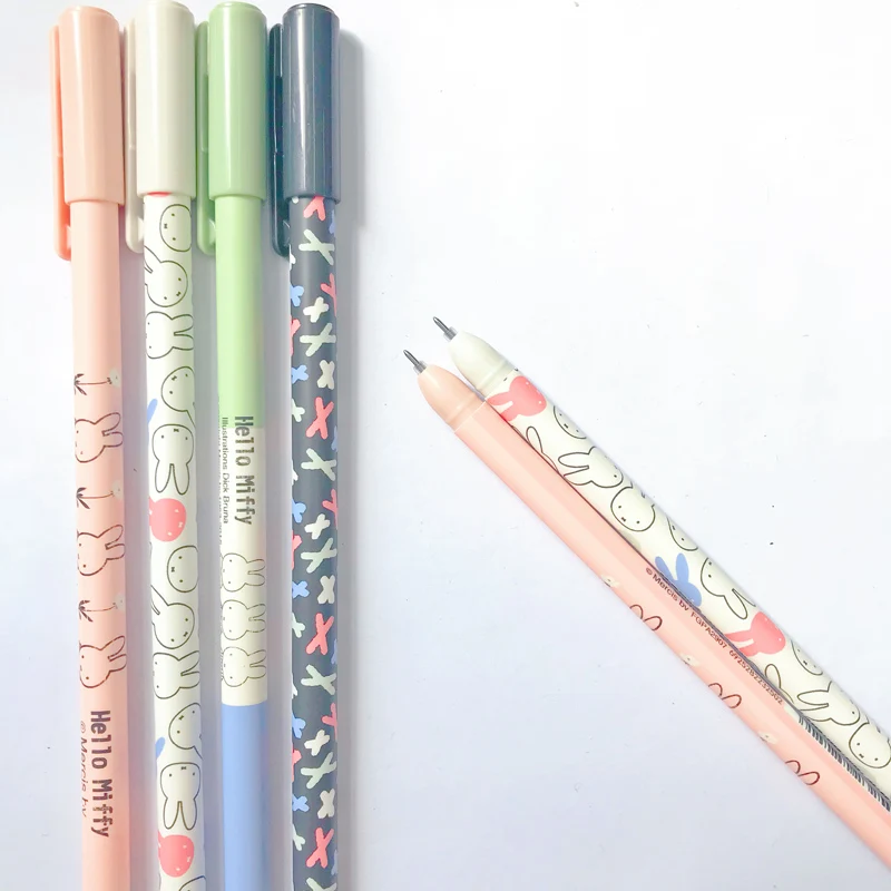 

3PCS Cute Rabbit Gel Pen Writing Signing Student Stationery School Office Supply Kids Gift 0.35mm Blue Ink