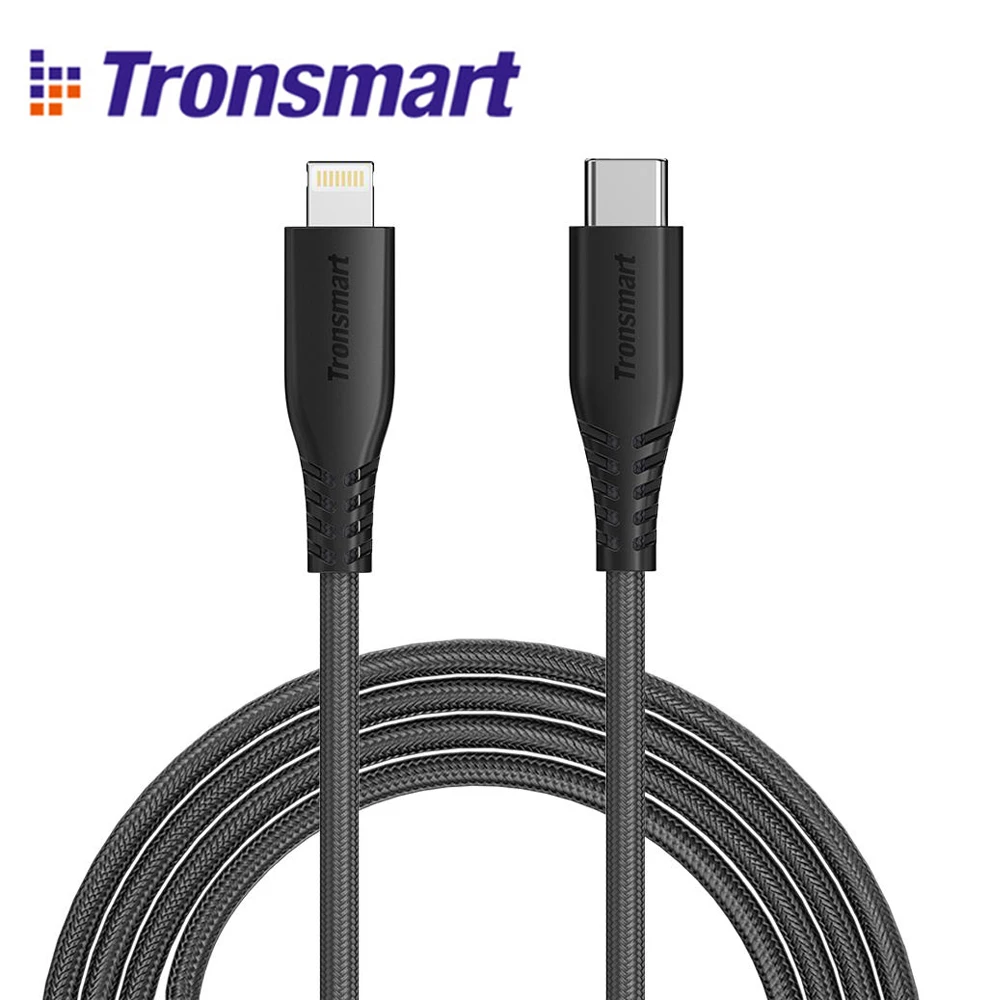 Tronsmart LCC05 USB C к LightningCable type кабель 2 м быстрой зарядки с Apple MFi доставка питания