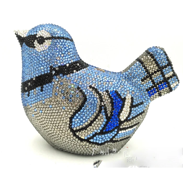 Chaîne Mariage Pictur À Main Boîte D'épaule Sac Clear color Same Métal En Color As Sparkling Femmes Pictur Embrayage Cocktail Mariée Étui Soirée Crystal De Oiseau qAAYT4