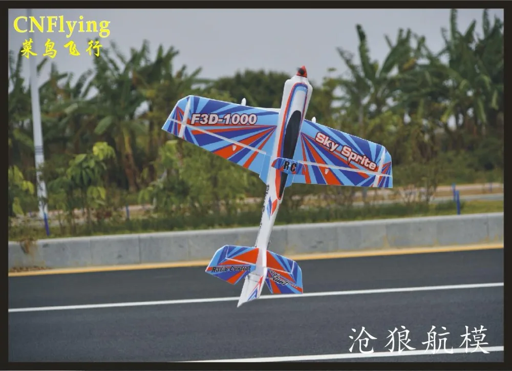 EPO RC plane sport модель ру аэроплана HOBBY TOY WINGSPAN 1000 мм F3D 3D PLANE (с комплектом или PNP)|rc 3d