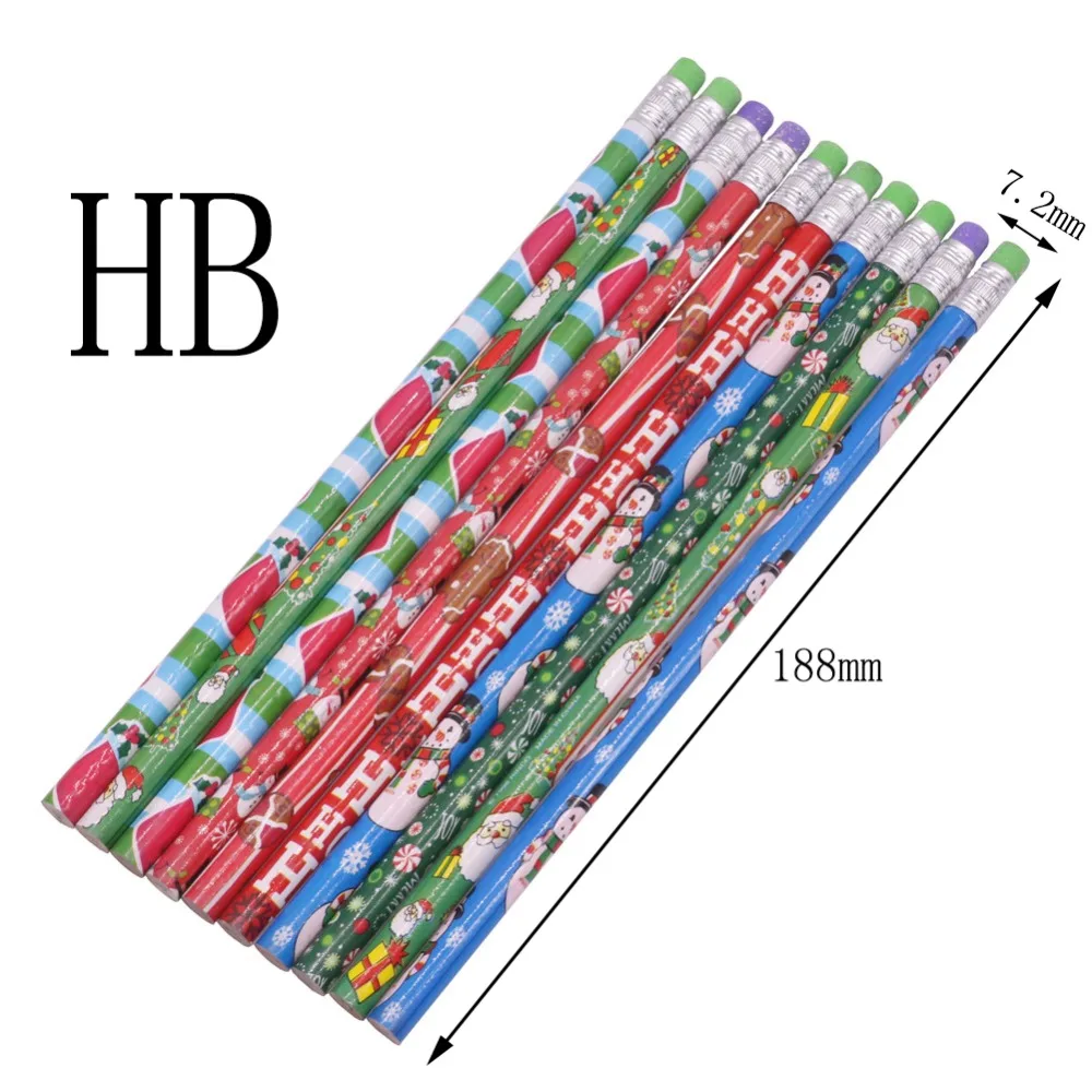 100 шт. модель HB карандаш черный Хэллоуин Рождество Смешанный узор ручка Карпентер свинец родители отправляют свои детские подарки