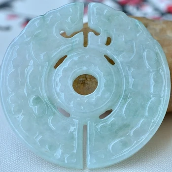 

Hetian jade jadeite buckle pendant jade warmJ17#