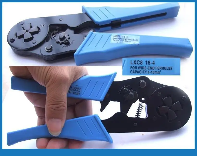 

1PCS Adjusting Terminal Crimping Pliers Tools FOR 6-16mmm WIRE END FERRULES