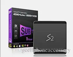 S2 (1 + 8) 1 год товара ip ТВ SUB ТВ Box Smart Android 8,1 Media Player мини ТВ iptv-канал Комплект Топ ТВ коробка