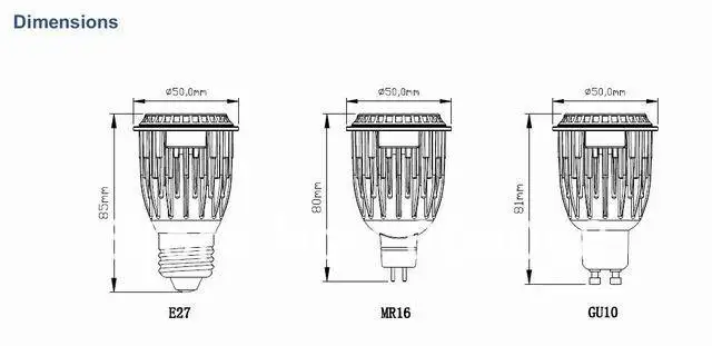 MR16 база 7 Вт высокой мощности Светодиодный, DC12v, 5000-7000 К белый, 554Lm, CRI> 75, PF> 0,9, SMD5730 светодиодный лампы для замены 70 Вт галогенные лампы