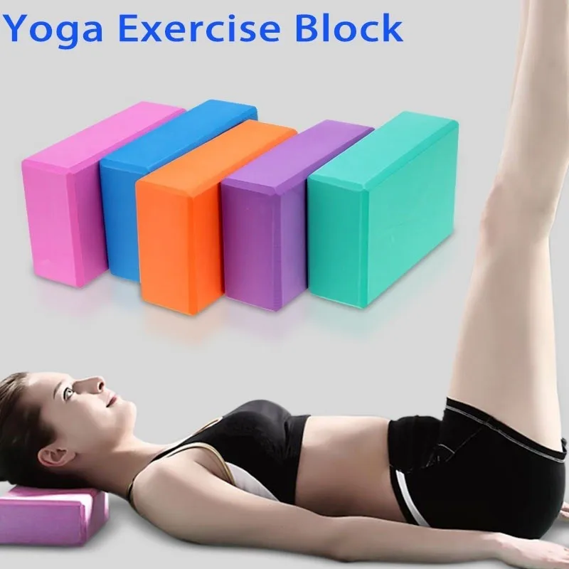 Спортивные блок для йоги блок для упражнений реквизит для Для женщин Для мужчин Пена кирпичный блок для растяжки тренажерный зал Пилатес