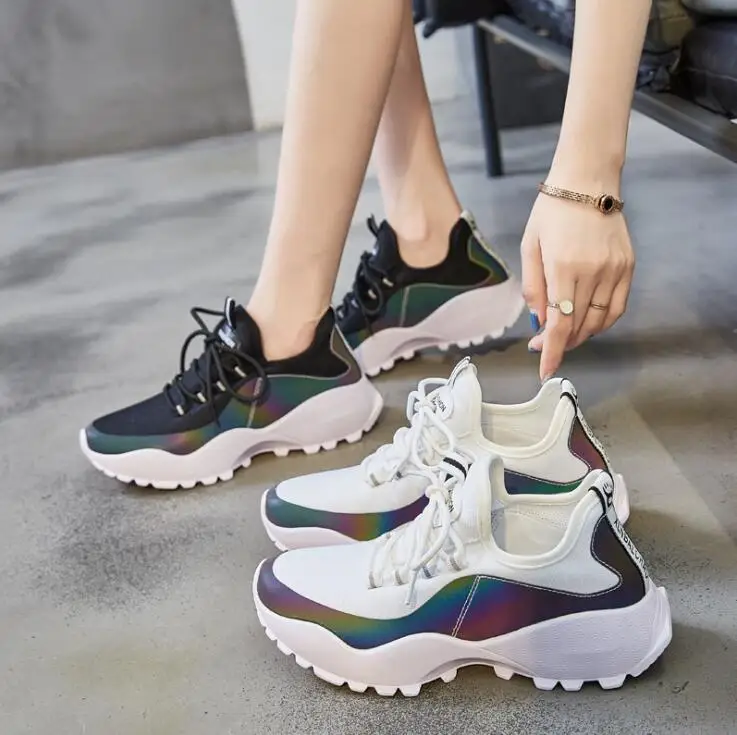 

2018 New Air Mesh Running Shoes For woMen Sneakers Outdoor Breathable Comfortable Athletic Flat Shoes Women Sports Shoes sneaker