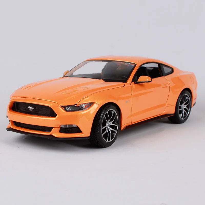 Maisto 1:18 2015 Новый gt оранжевый автомобиль литье под давлением для mustang ford модный