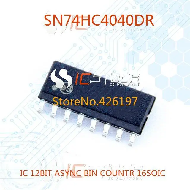 Free Shipping SN74HC4040DR IC 12BIT ASYNC BIN COUNTR 16SOIC HC4040 74HC4040 30PCS |