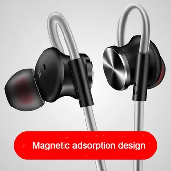 

New In-ear Earphone Super Bass Sound Quality Music With Mic 3.5mm Stereo Earbud Magnetic Adsorption Noise Isolating Headset W3