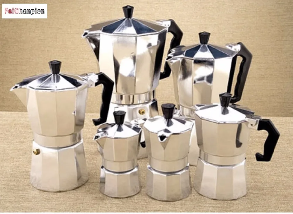1pc Aluminum Pot Bialetti Style 1-12 Cups Espresso Maker Coffee Pot For Gas Stove Cookern For Barista - Coffee Pots - AliExpress