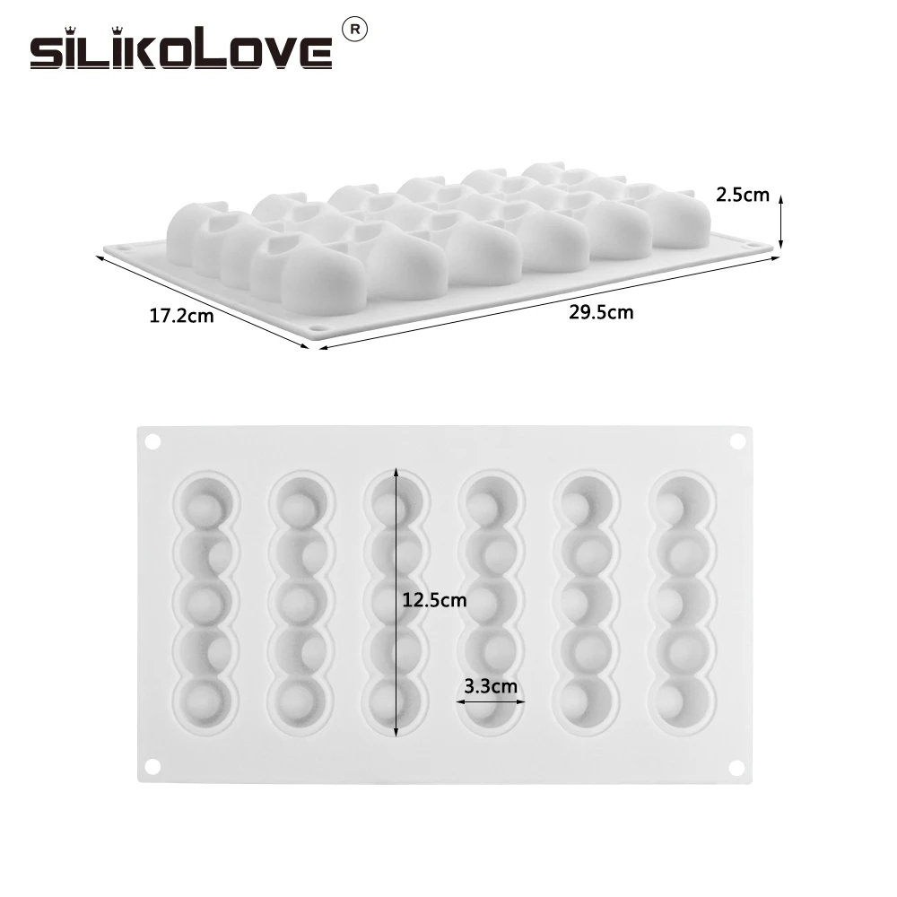 Силиконовая форма SILIKOLOVE для торта мусса украшение сделай сам шоколада