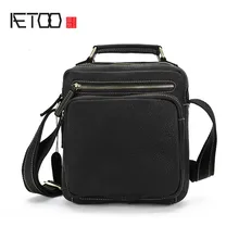 Aetoo ручной кожаный сумка мужская Сумка повседневная кожа сумочка тенденция личности мужчины сумка