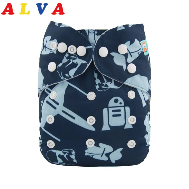 

New Arrival! Alvababy Reusable Nappies Waterproof TPU Baby Cloth Diaper Pocket Nappy with 1pc Microfiber Insert