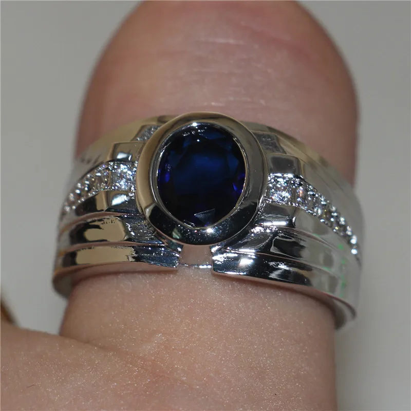 Choucong ювелирные изделия Размер 8,9, 10,11, 12,13 мужские 925 пробы ...