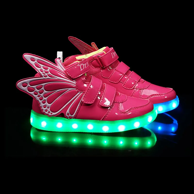 light up girl shoes