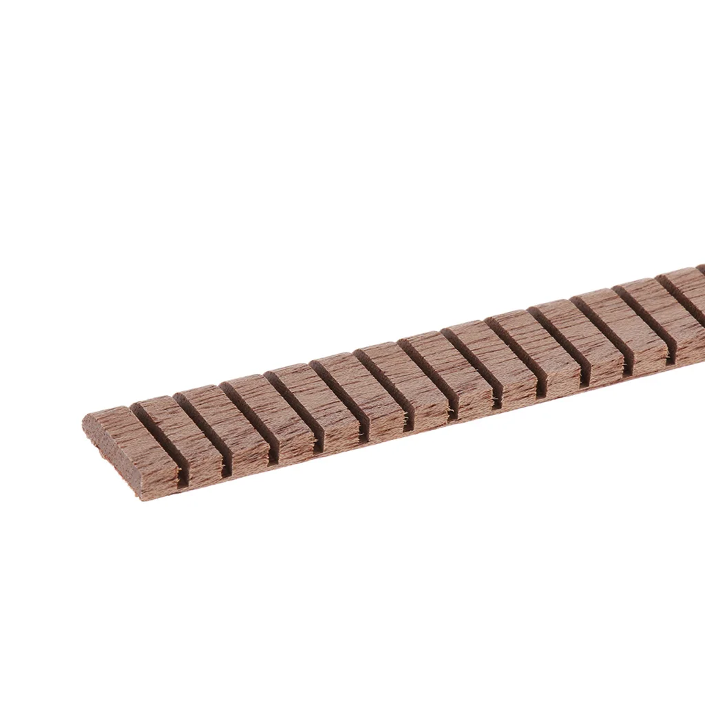 Tooyful Pack of 8 Sapele Softer Arc Guitar Edge Inlay Strips Connect Sideplate Backboard Musical Instrument Parts