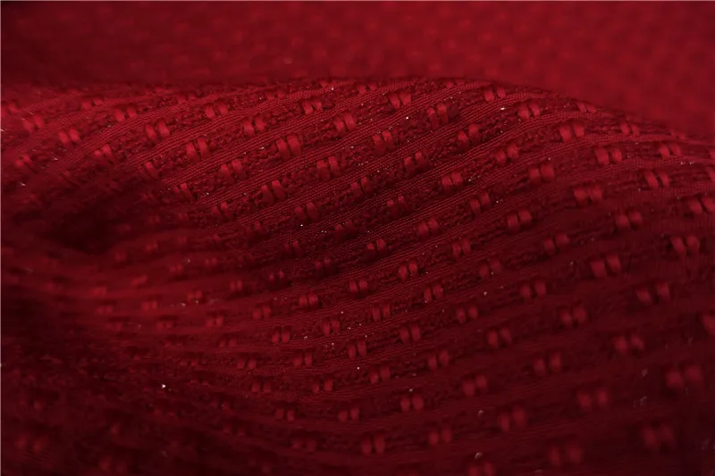 

free ship tweed fabric wine red color weaved with shining line content 59" wide by meter