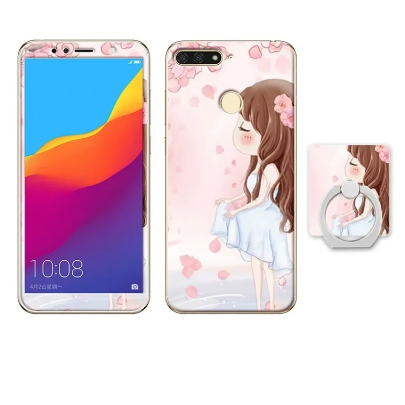 Huawei Y6 2018 honor 7A pro enjoy 8e case cover glass screen protector (1)