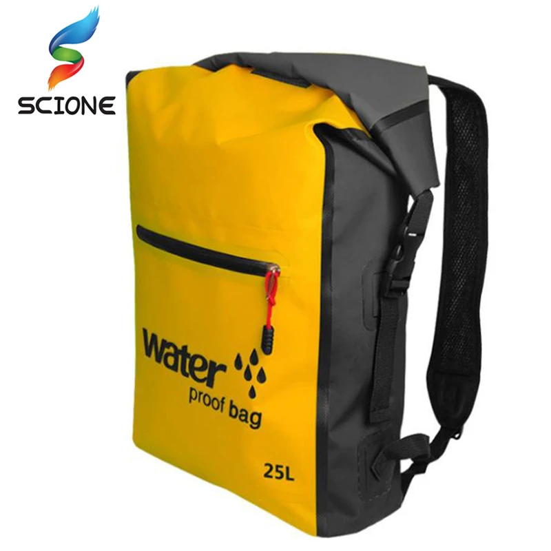  25L Outdoor Waterproof Swimming Bag Backpack Bucket Dry Sack Storage Bag Rafting Sports Kayaking Ca - 32903329755