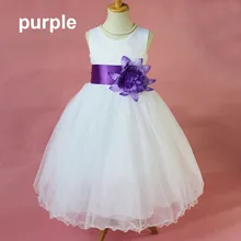 hot sale girl bridesmaid wedding dress size 1 -12 Years dress up baby girls wedding dress kids