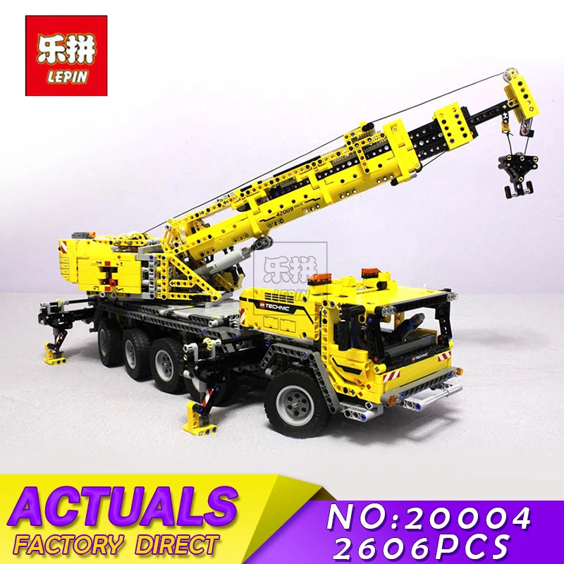 

Motor Power Mobile Crane MK Model LEPIN 20004 2606pcs Technic Series Children Educational Building Blocks Bricks Compatible Gift