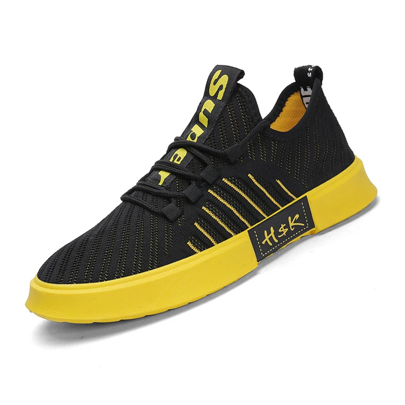 

POSTOBON 2019 Men Casual Shoes Breathable Male Flyknit Shoes Mesh Shoes Zapatos Hombre Sapatos Outdoor Shoes Sneakers Men New
