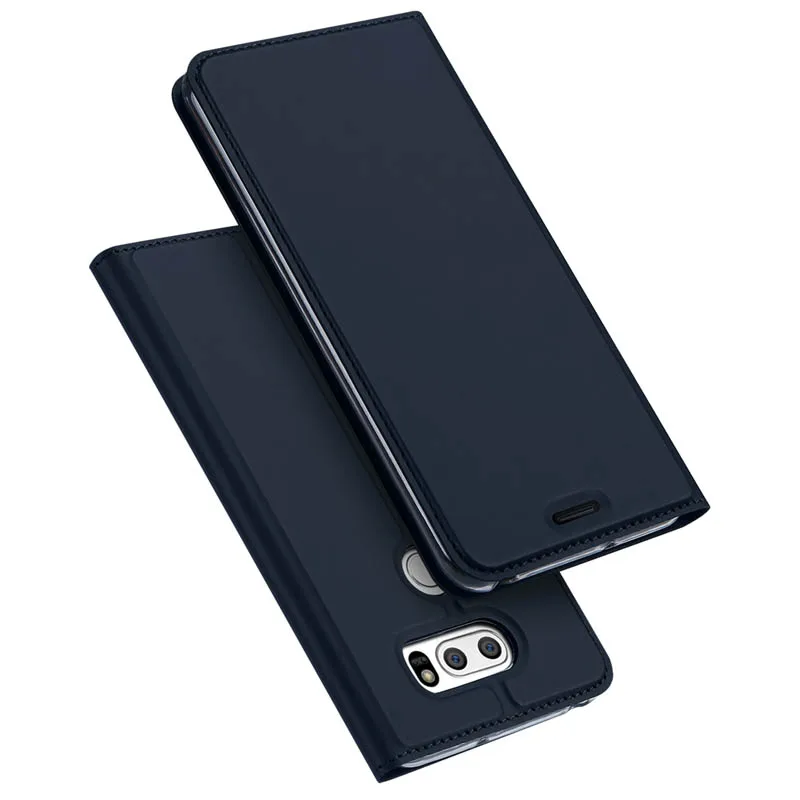 Dux DUCIS Роскошные Coque для LG V30 случай откидная крышка Телефон чехол Силиконовые