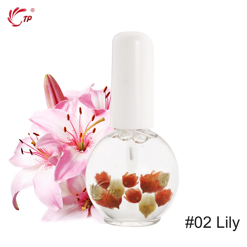 TP 1pc 14ml Dry Flower Nutrition Oil Nail Care Tools Nutrition Polish Oil UV Gel Nail Treatment Nail Lacquer