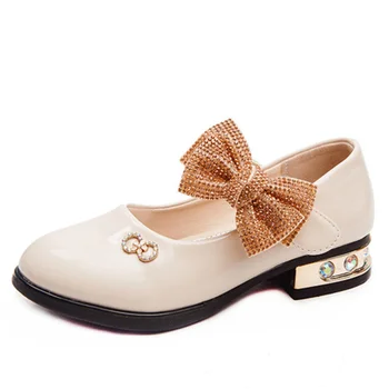 

Kid Shoes Children Girls Baby Girl Leather Shoes Spring Autumn Girls Shoes with Heels Bowknot Fashion Princess
