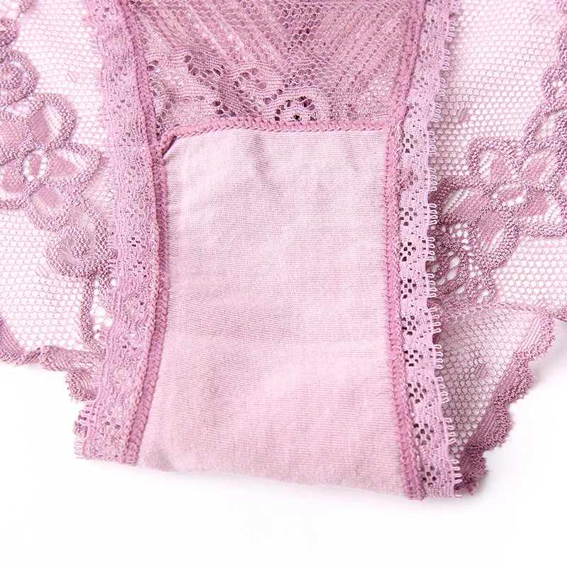 Women Sexy Hollow Transparent Lace Panties Low Waist High Elasticity Soft Lady Underwear Ruffle Delicate Flower Calcinha Breifs Women Sexy Hollow Transparent Lace Panties Low Waist High Elasticity Soft Lady Underwear Ruffle Delicate Flower Calcinha Breifs