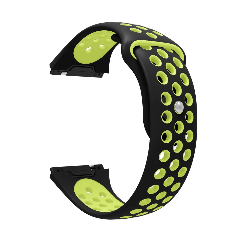 Высококачественный дизайн модный спортивный силиконовый браслет ремешок для Fitbit Ionic более мягкий и удобный - Цвет: Зеленый