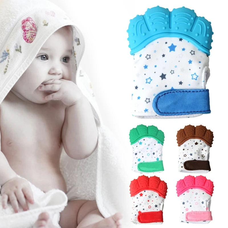 Buy New Baby Glove Silicone Teether Pacifier Teething