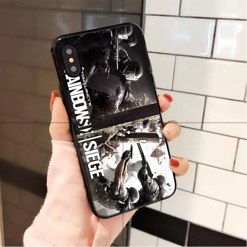 Babaite Rainbow Six Siege Coque чехол для телефона iPhone 8 7 6 6S Plus 5 5S SE XR X XS MAX Coque Shell - Цвет: A12