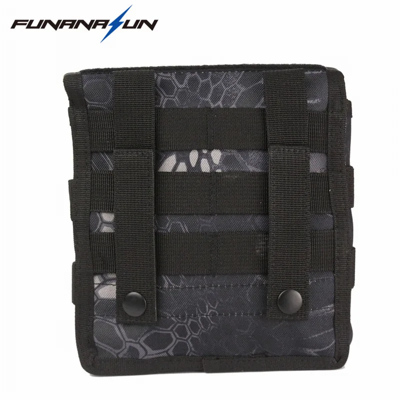 Military Molle Admin Front Vest Ammo Storage Pouch Magazine Utility Belt Waist Bag For Hunting Shooting Paintball CF Game