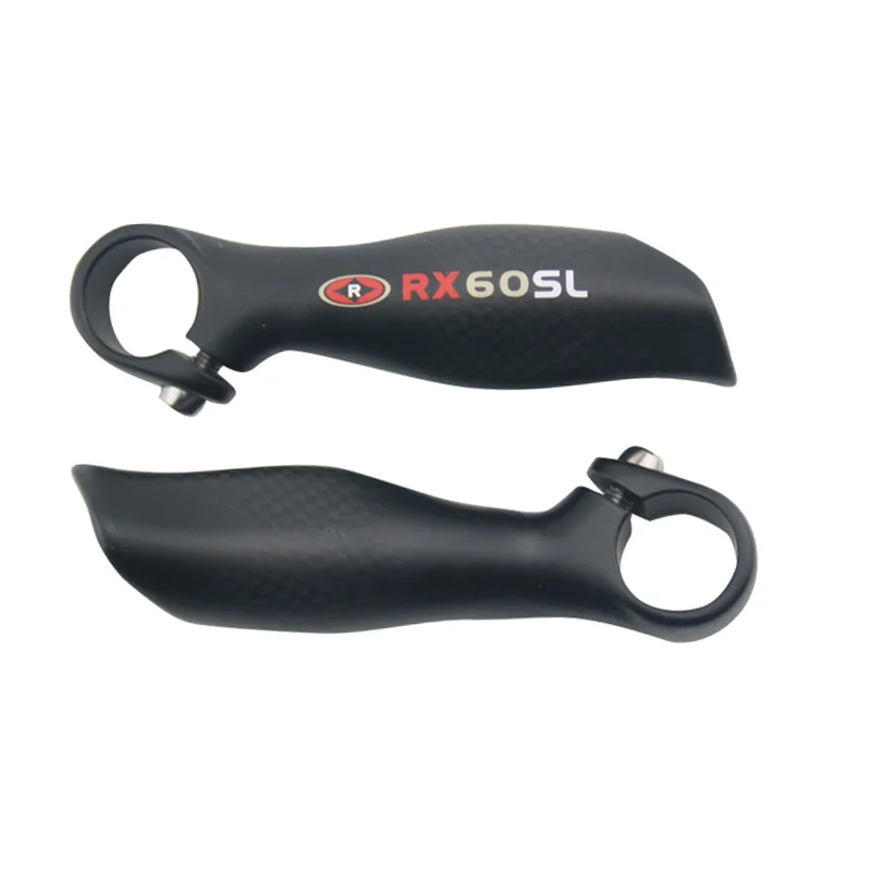 RXL SL Carbon Fiber Grips For Bicycle Carbon Fiber Handle On The Bike Bicycle Handlebar Horn Black 3K Matt Bar Ends MTB Cycling (3)