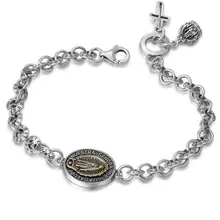 925 пробы серебряный модный винтажный Марии винтажный S925 браслет(FGL