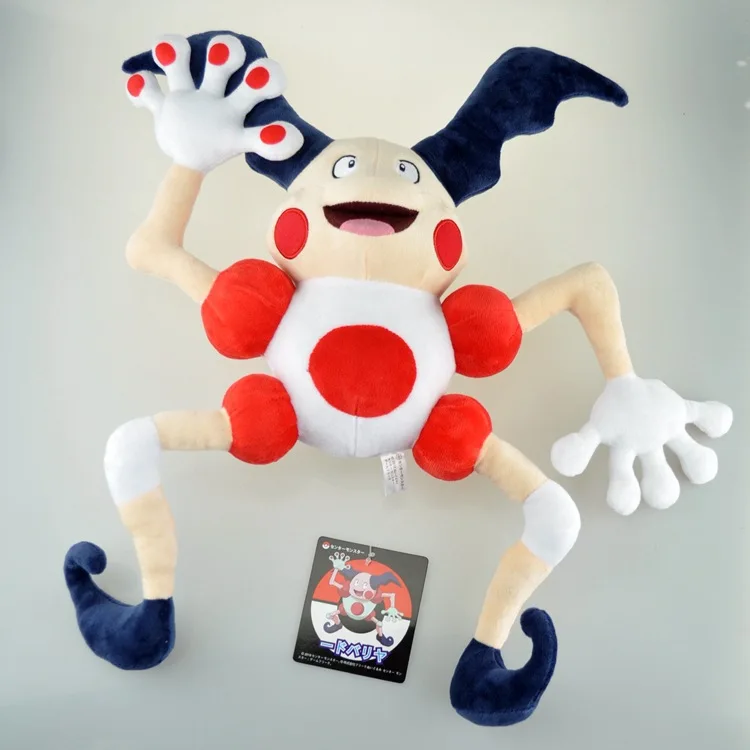 

2019 46cm Detective Pikachu Plush Mr. Mime Toy Cute Anime Plush Toys Children's Gift Toy Kids Cartoon Peluche Plush Doll