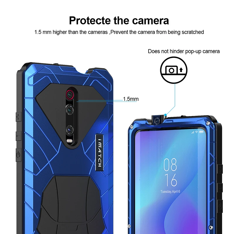 Для Xiaomi mi 9 T твердый корпус для телефона Алюминиевый металлический сверхпрочный защитный чехол для Xiao mi 9 Pro с закаленным стеклом подарок