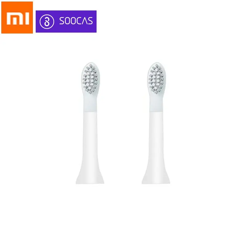 

XIAOMI Soocas SO WHITE 2 Pieces Sonic-Electric Toothbrush Replacement Head Dupont Bristles Dental Care Tool Toothbrush Head