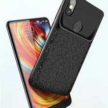 4700 мАч Внешний аккумулятор зарядный чехол для Xiaomi Mi MIX 2S перезаряжаемый аккумулятор чехол резервный внешний аккумулятор блок питания чехол