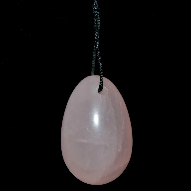 1 pcs 30*20mm drilled natural Rose Quartz jade egg for Kegel exercise postpartum recovery pelvic floor muscles ben wa ball yoni 1 pcs 30*20mm drilled natural Rose Quartz jade egg for Kegel exercise postpartum recovery pelvic floor muscles ben wa ball yoni